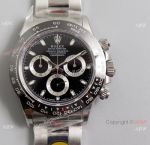 Noob V3 Rolex Daytona Stainless Steel Black Ceramic Watch AAA Replica